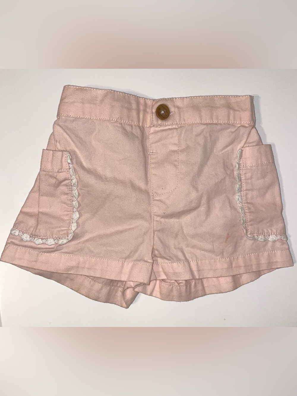 Pink shorts size 24 months